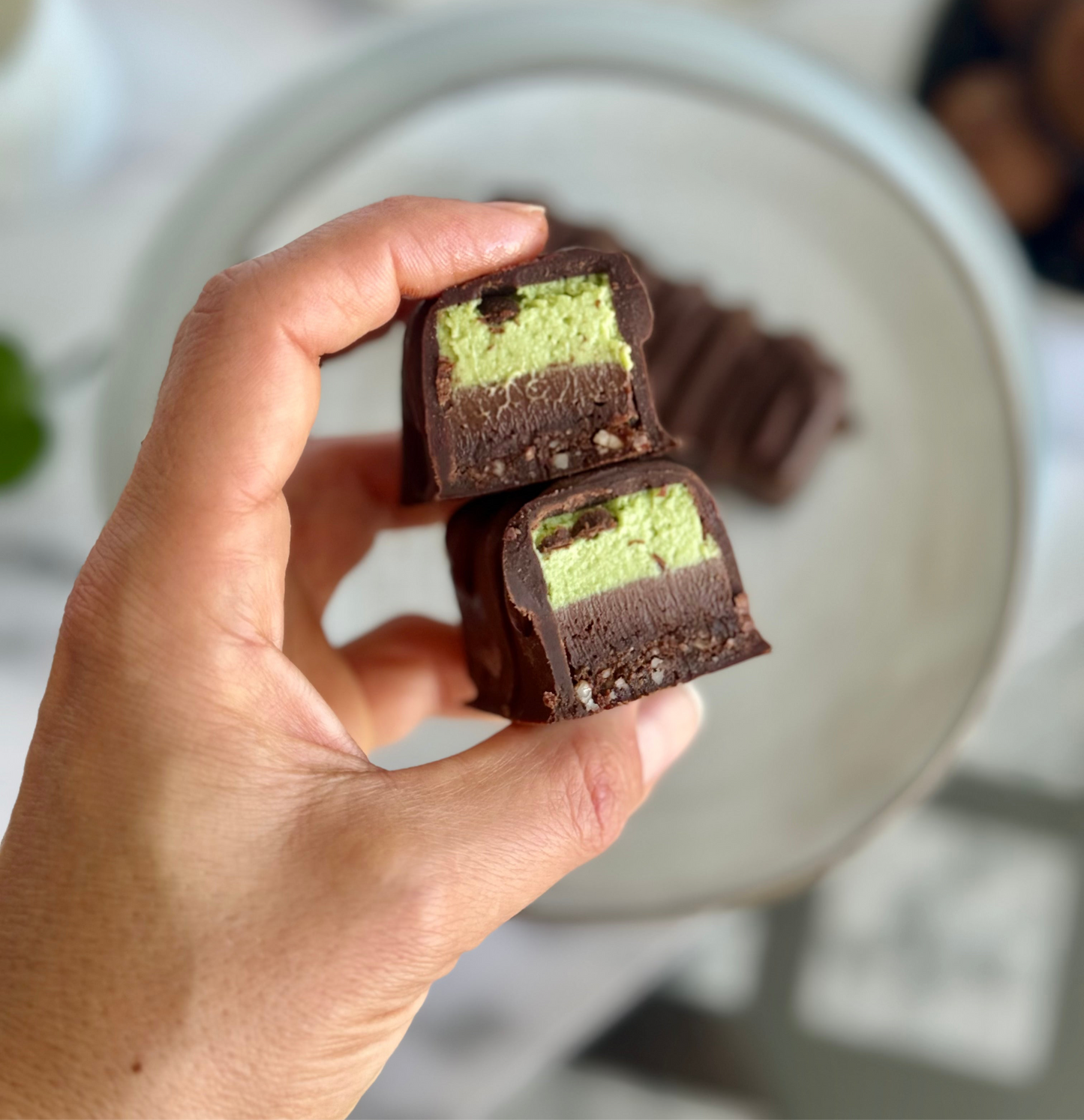 MINT BROWNIE SQUARES (SEASONAL)