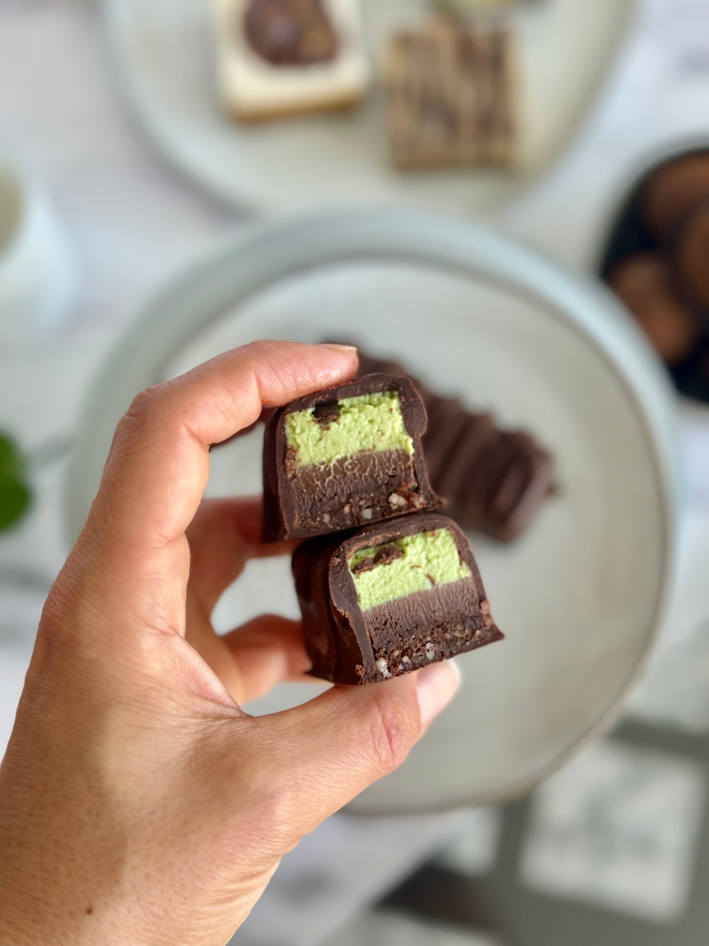 MINT BROWNIE SQUARES (SEASONAL)